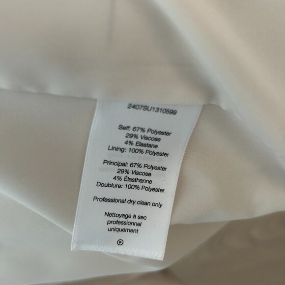 NWT: Veronica Beard Charleston Plaid Double-Breasted Jacket in Ecru Deep Ochre - Picture 10 of 13